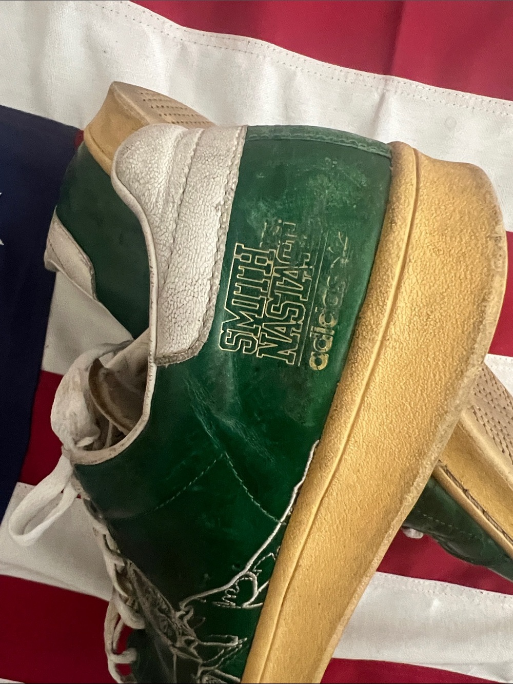 Smith vs. Nastase Adidas shoes - Picture 10 of 11